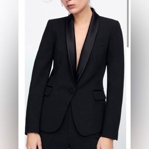NWT Zara Tuxedo Blazer